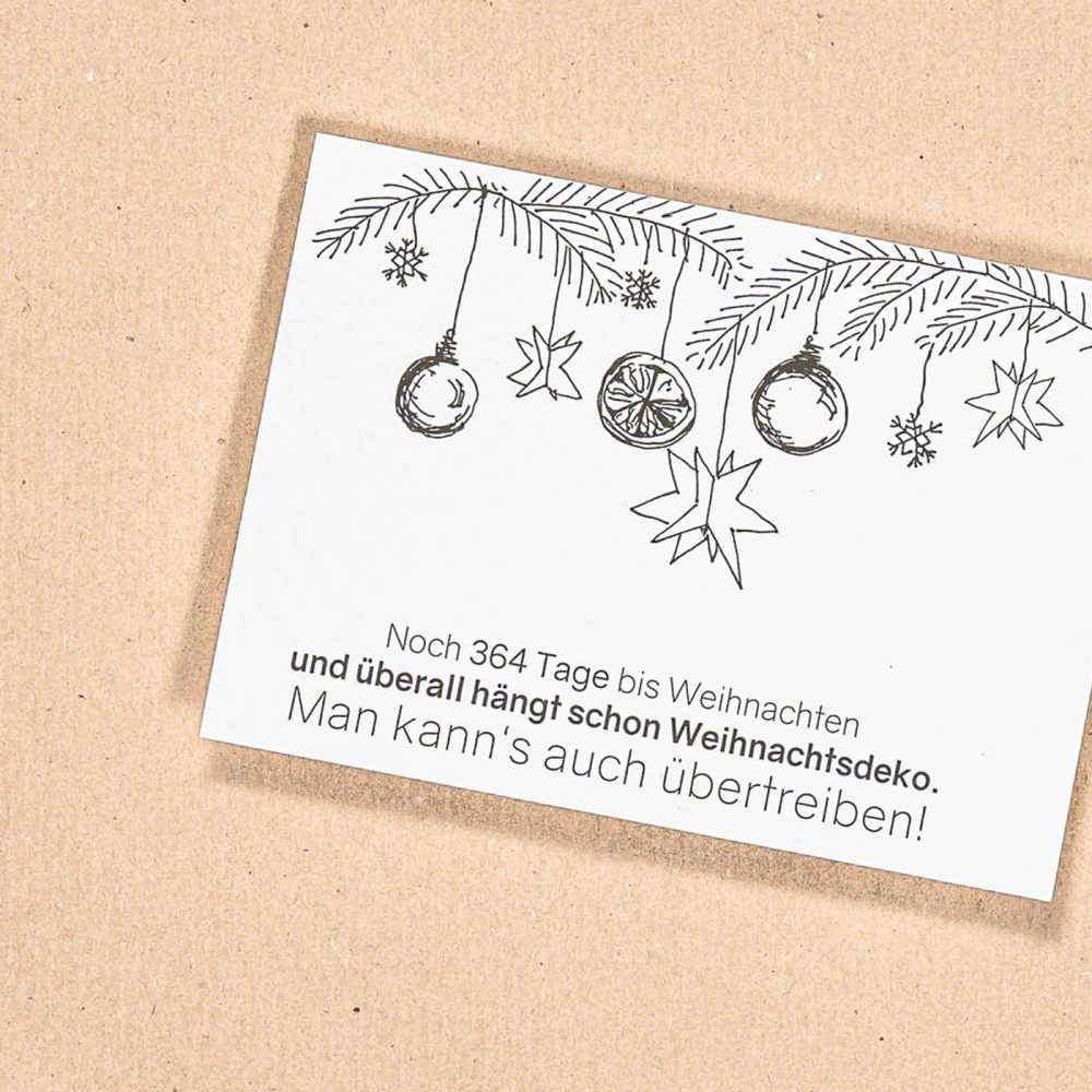 "Noch 364 Tage"<br />Postkarte  |  A6