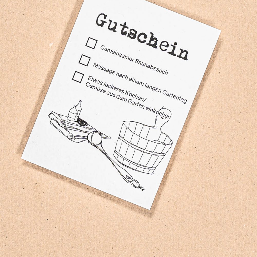 Gutschein "Wellness“<br />Postkarte  |  A6