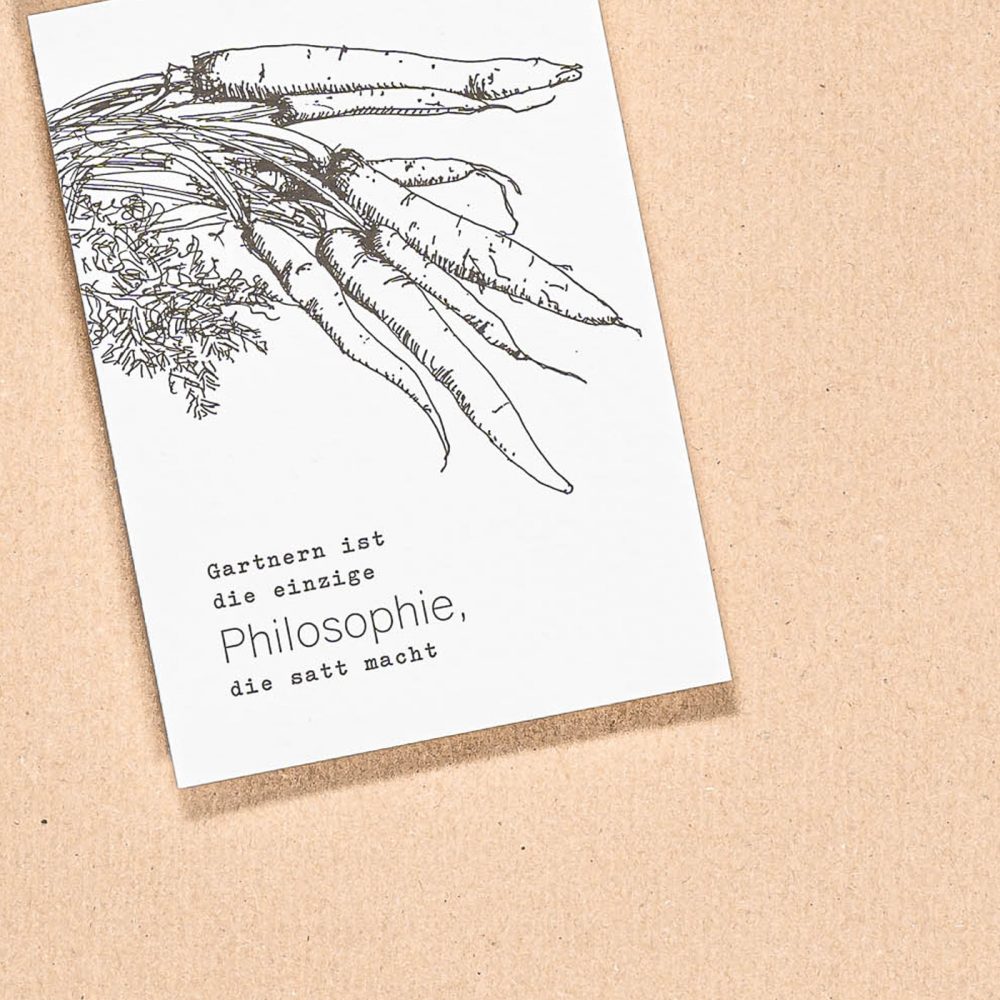 Gartenphilosophie<br />Postkarte  |  A6