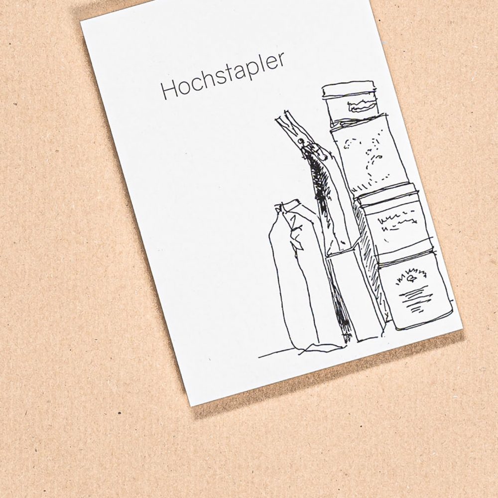 "Hochstapler"<br />Postkarte  |  A6