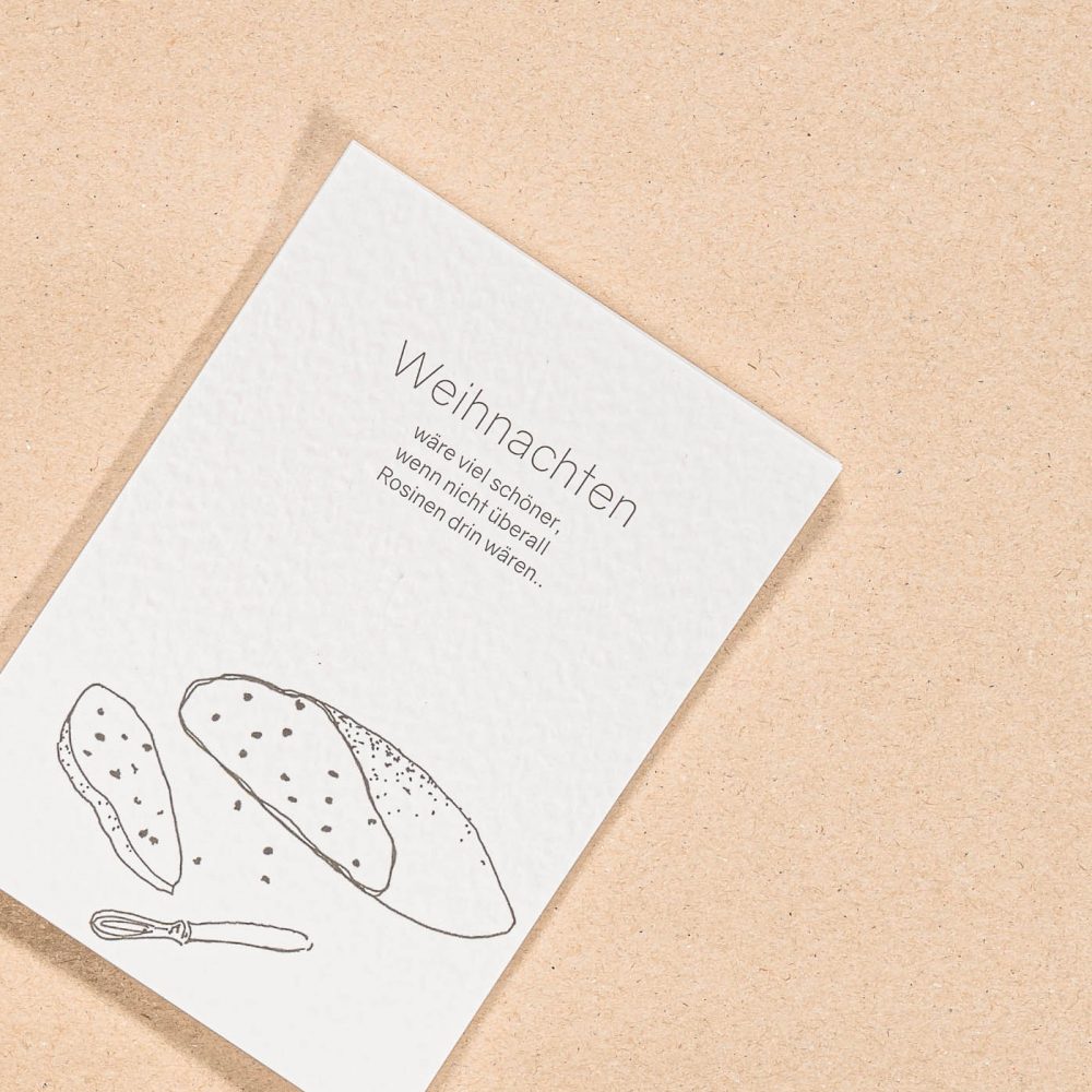 "Rosinen“<br />Postkarte  |  A6