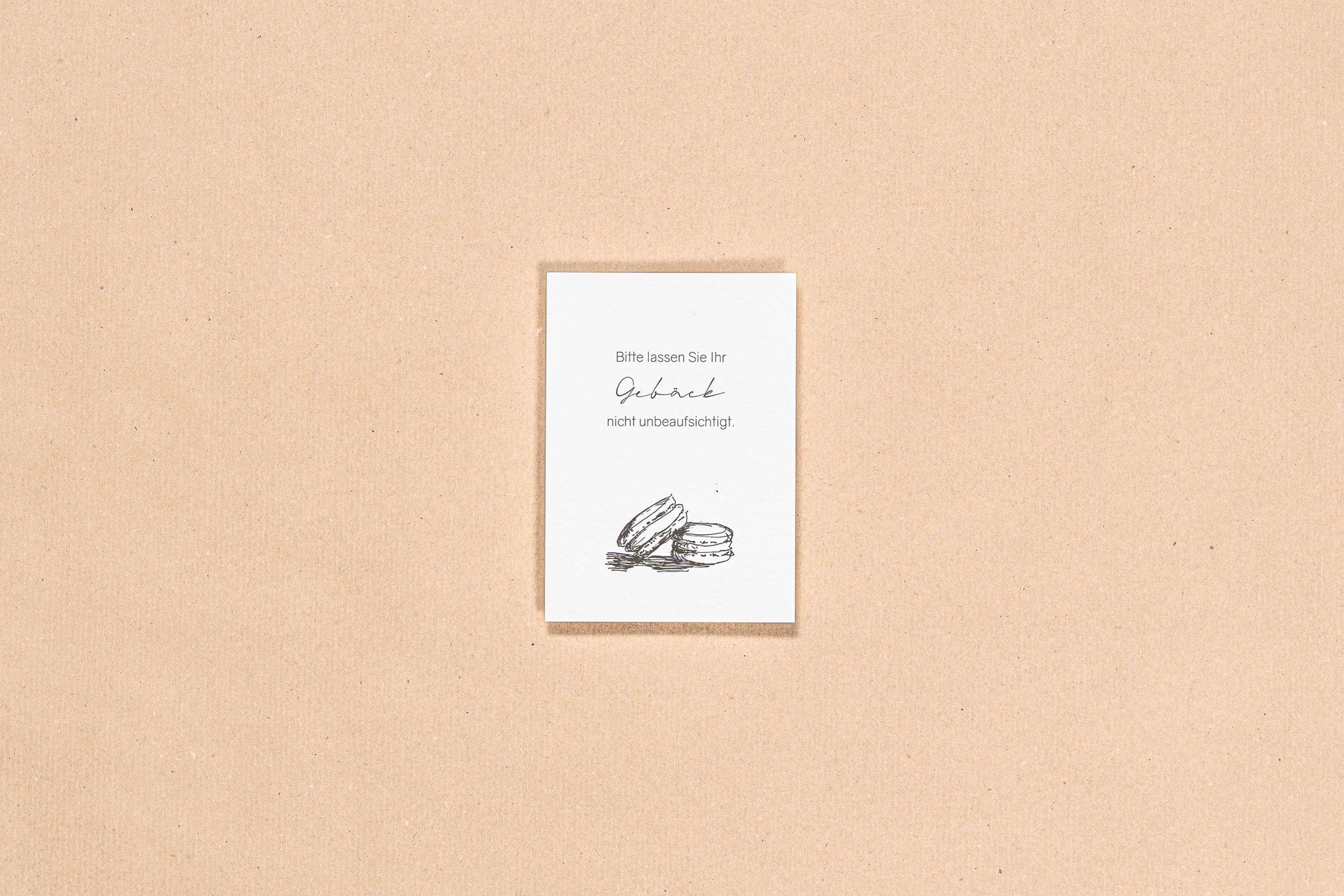 Lassen Sie Ihr Gebäck<br />Postkarte | A6 – Bild 2